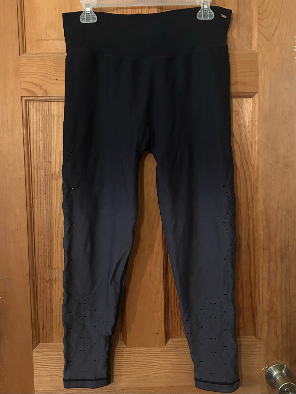 PINK Victoria's Secret Black Ombré Leggings